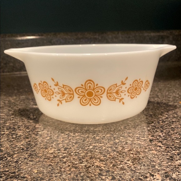 Pyrex 474 B 1 1/2 qt. Vintage Floral Pattern Mixing Bowl Made in USA - Picture 1 of 15